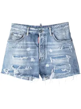 Dsquared2: Рваные шорты 