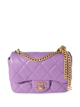 Chanel Pre-Owned: Фиолетовая сумка 