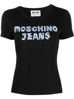 Moschino: Футболка с принтом 