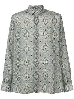 Saint Laurent: Многоцветная рубашка 