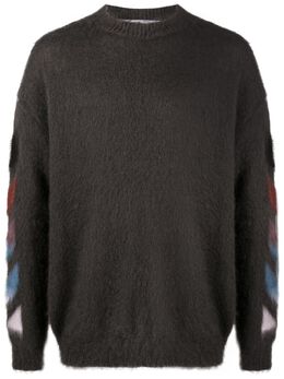 Off-White: Трикотажный свитер  Diagonal