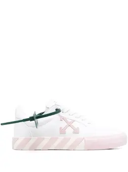 Off-White: Белые кроссовки  Vulcanized