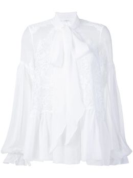 Givenchy: Кружевная блуза 