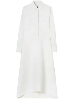 Jil Sander: Платье с длинным рукавом 