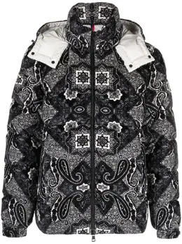 Moncler: Куртка с принтом 