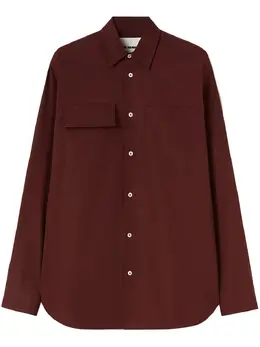 Jil Sander: Рубашка с длинным рукавом 