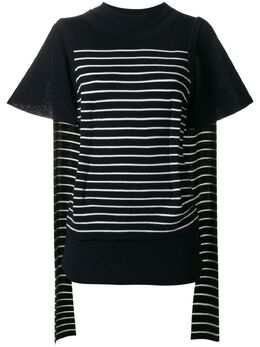 JW Anderson: Синяя футболка 
