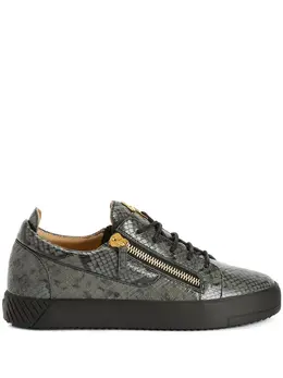 Giuseppe Zanotti: Чёрные кроссовки  Frankie