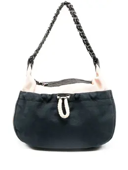 Chanel Pre-Owned: Синяя сумка 