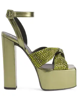 Giuseppe Zanotti: Зелёные сандалии 