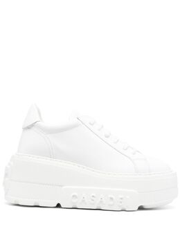 Casadei: Белые кроссовки 