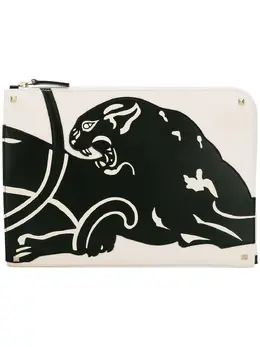 Valentino: Розовый клатч 