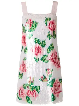Dolce & Gabbana: Платье  Rose с принтом