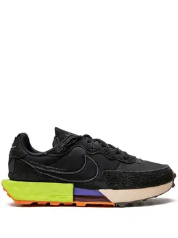 Nike: Чёрные кроссовки  Waffle