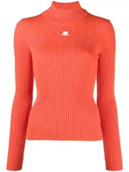 Courrèges: Оранжевый свитер 