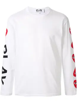 Comme Des Garçons Play: Футболка с длинным рукавом 