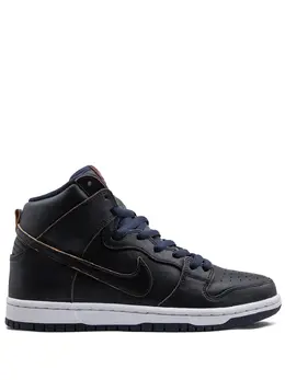 Nike: Синие кроссовки  SB Dunk High Pro