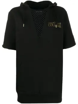 Versace Jeans Couture: Толстовка в сетку 