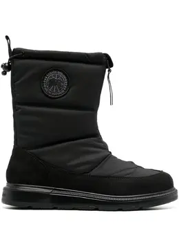 Canada Goose: Чёрные ботинки  Crofton