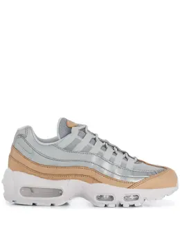 Nike: Серебристые кроссовки  Air Max 95 SE