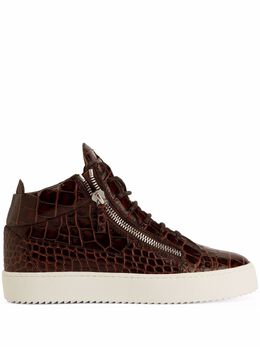 Giuseppe Zanotti: Коричневые кроссовки  Kriss