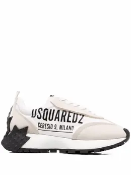 Dsquared2: Чёрные кроссовки 