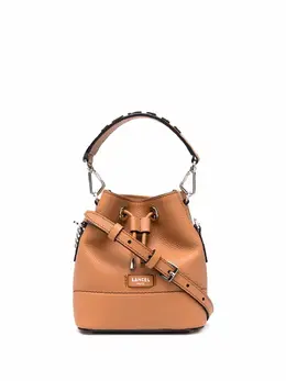 Lancel: Серебристая сумка 