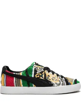 Puma: Чёрные кроссовки  Clyde
