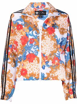 adidas: Куртка  Her Studio в полоску