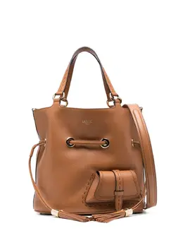 Lancel: Коричневая сумка 