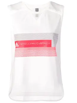 Adidas by Stella McCartney: Майка в сетку 