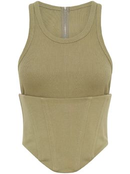 Dion Lee: Зелёный корсет 