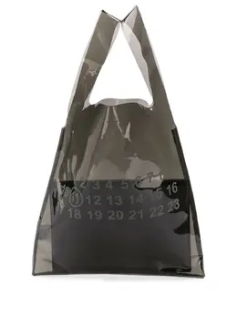 Maison Margiela: Сумка-шоппер  Numbers с принтом