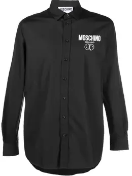 Moschino: Рубашка с принтом 