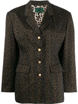 Jean Paul Gaultier Pre-Owned: Жакет с растительным принтом 