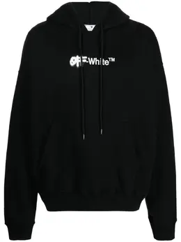 Off-White: Чёрная толстовка 