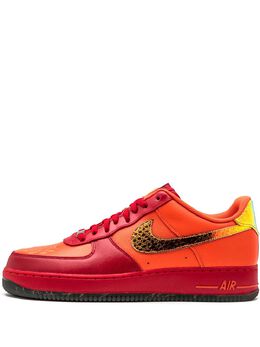 Nike: Оранжевые кроссовки  Air Force 1