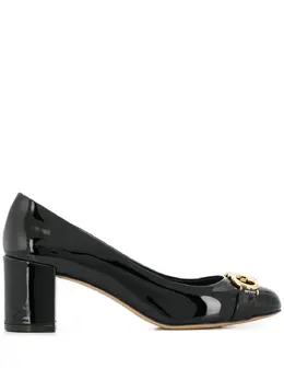 Salvatore Ferragamo: Чёрные туфли  Vara Bow