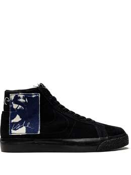 Nike: Чёрные кроссовки  SB Zoom Blazer Mid