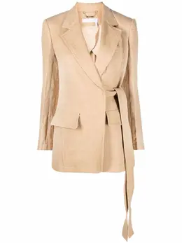 Chloé: Однобортная куртка 