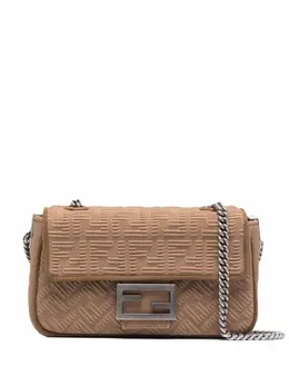 Fendi: Коричневая сумка  Baguette
