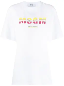 MSGM: Футболка с блёстками 