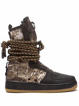 Nike: Чёрные кроссовки  Air Force 1 High
