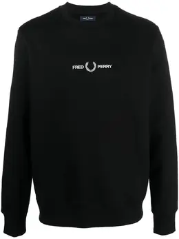 Fred Perry: Чёрный свитшот 