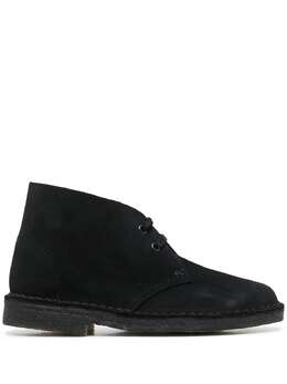 Clarks Originals: Чёрные ботинки 