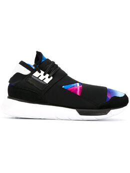 Y-3: Чёрные кроссовки 
