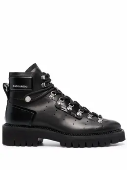 Dsquared2: Чёрные ботинки 