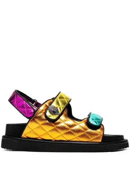 Kurt Geiger London: Многоцветные сандалии 
