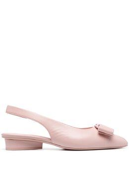 Salvatore Ferragamo: Розовые балетки 
