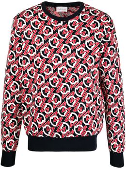 Moncler: Жаккардовый свитер 